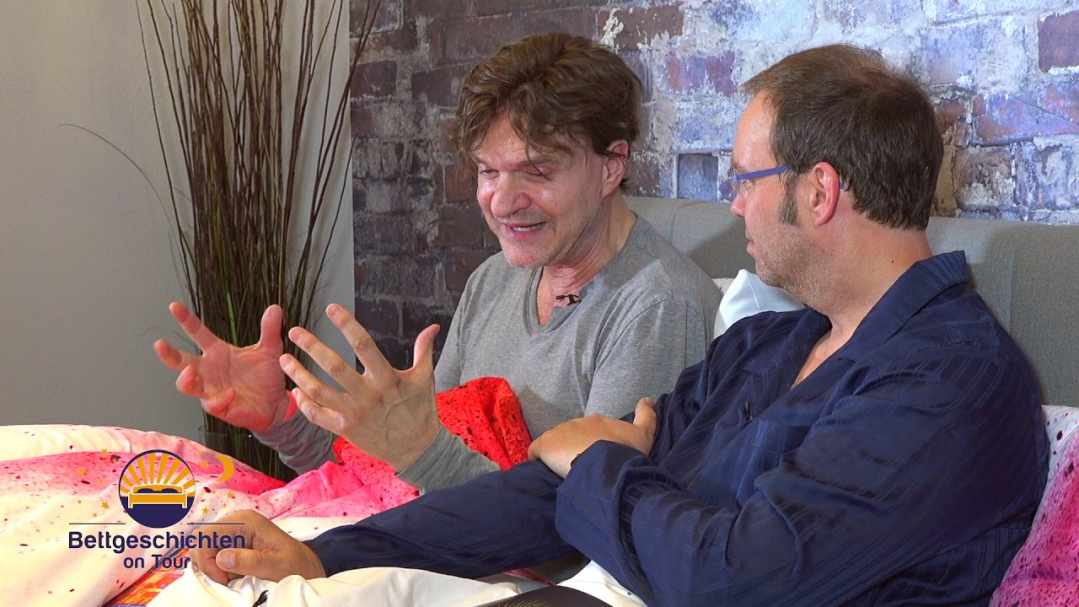 Bestsellerautor Andreas Altmann in den Bettgeschichten on Tour mit Moderator Oliver W. Schulte