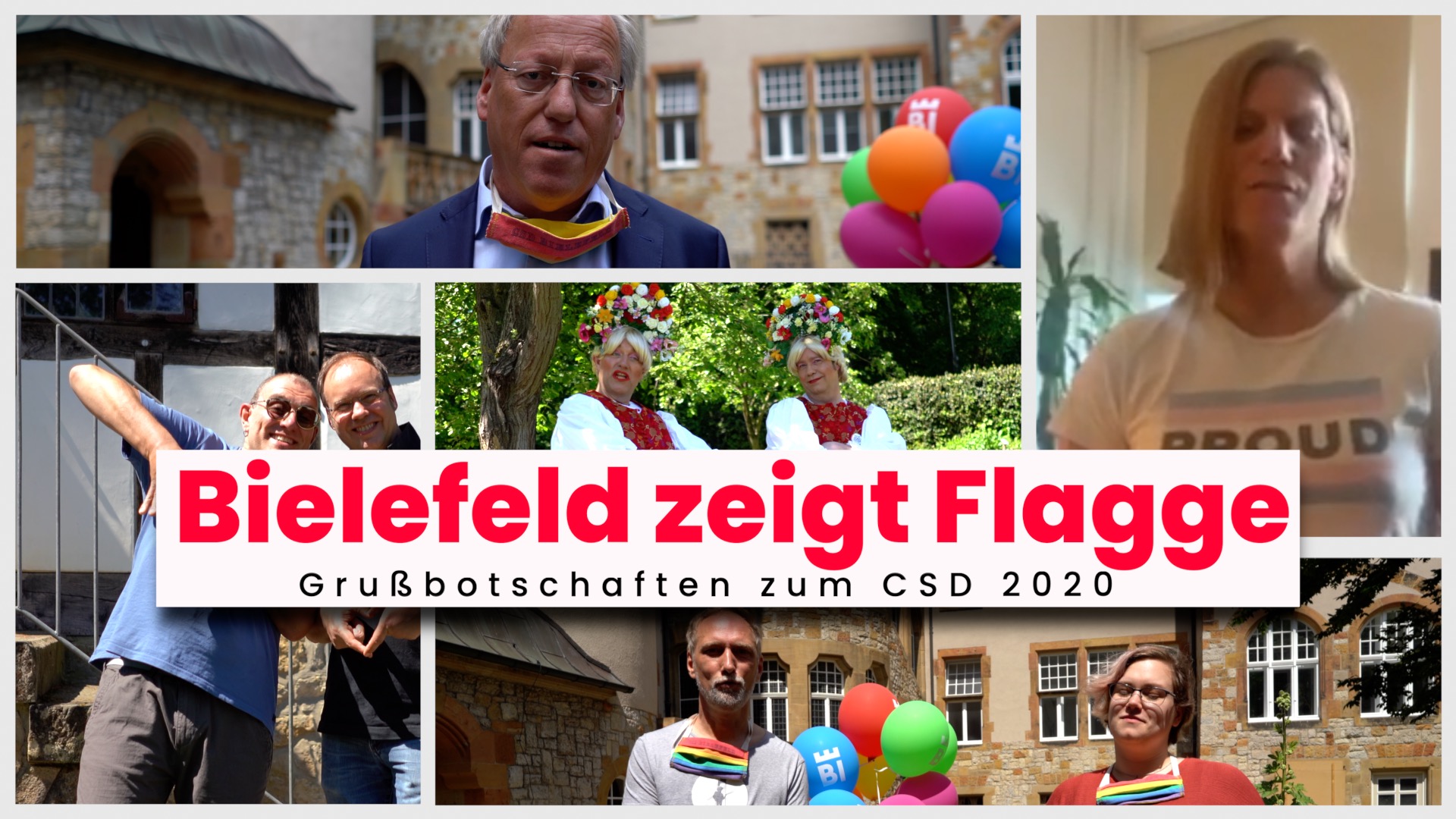 Bielefeld zeigt Flagge - Musikvideo und Reportage