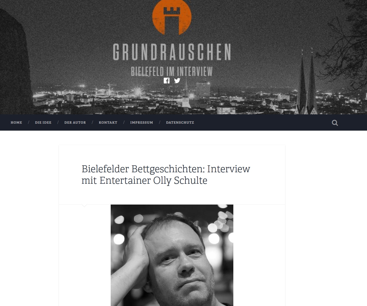 Interview mit mir bei 
